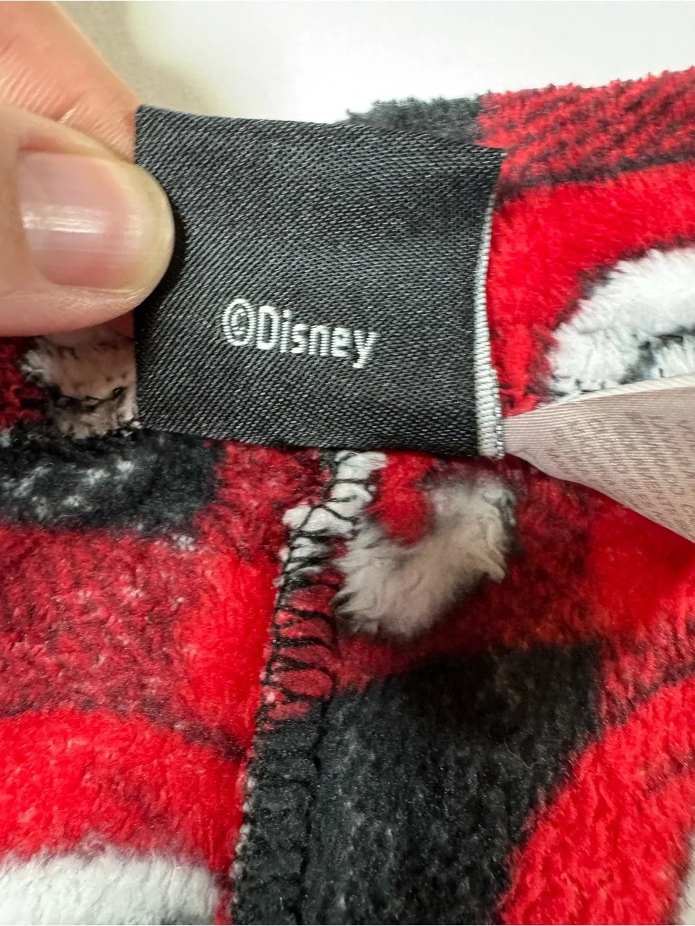 Disney Nightmare Before Christmas Jack Skellington Plaid Fleece Pajama Pants M